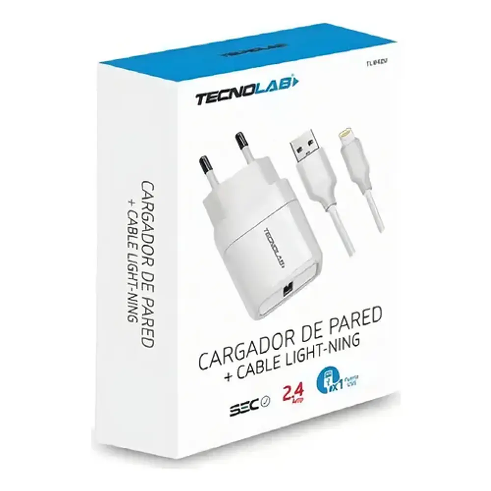 Cargador de celular Rápido iPhone Lightning Tl459 5v 2.1a 