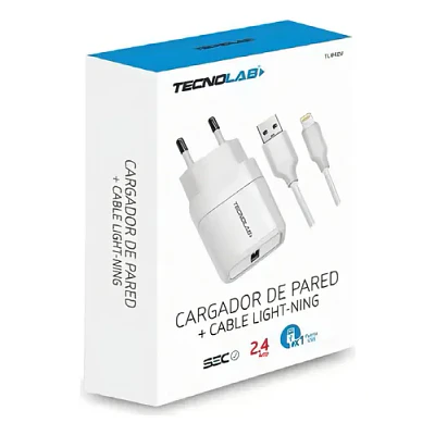 Cargador de celular Rápido iPhone Lightning Tl459 5v 2.1a 