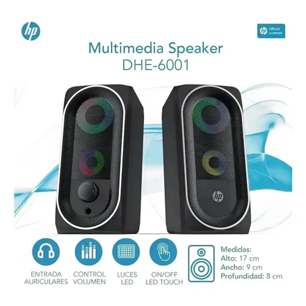 Parlante de escritorio Hp Dhe-6001 Negro HP