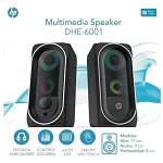 Parlante de escritorio Hp Dhe-6001 Negro HP