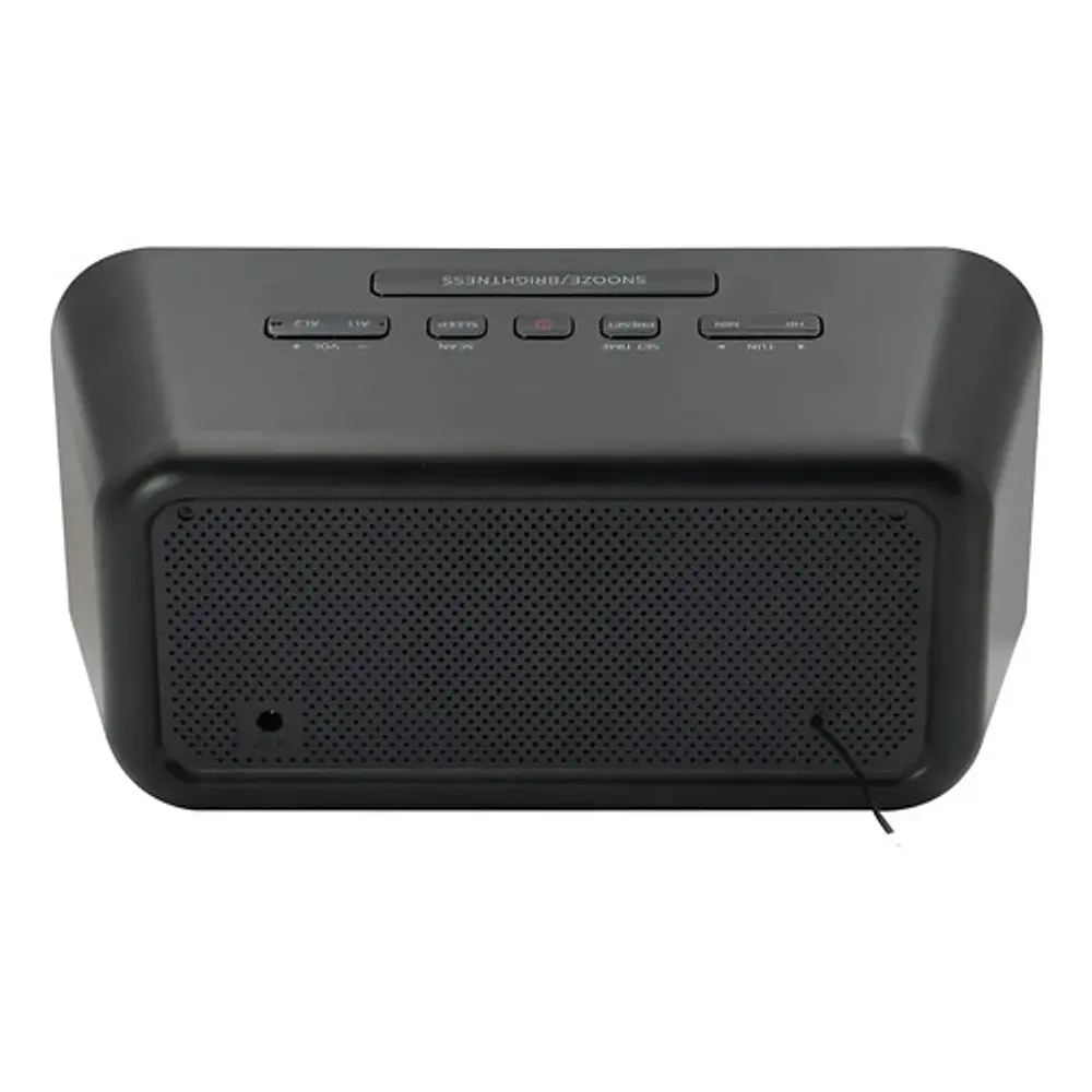 Radio Reloj Despertador Negro Philips