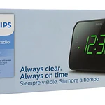 Radio Reloj Despertador Negro Philips