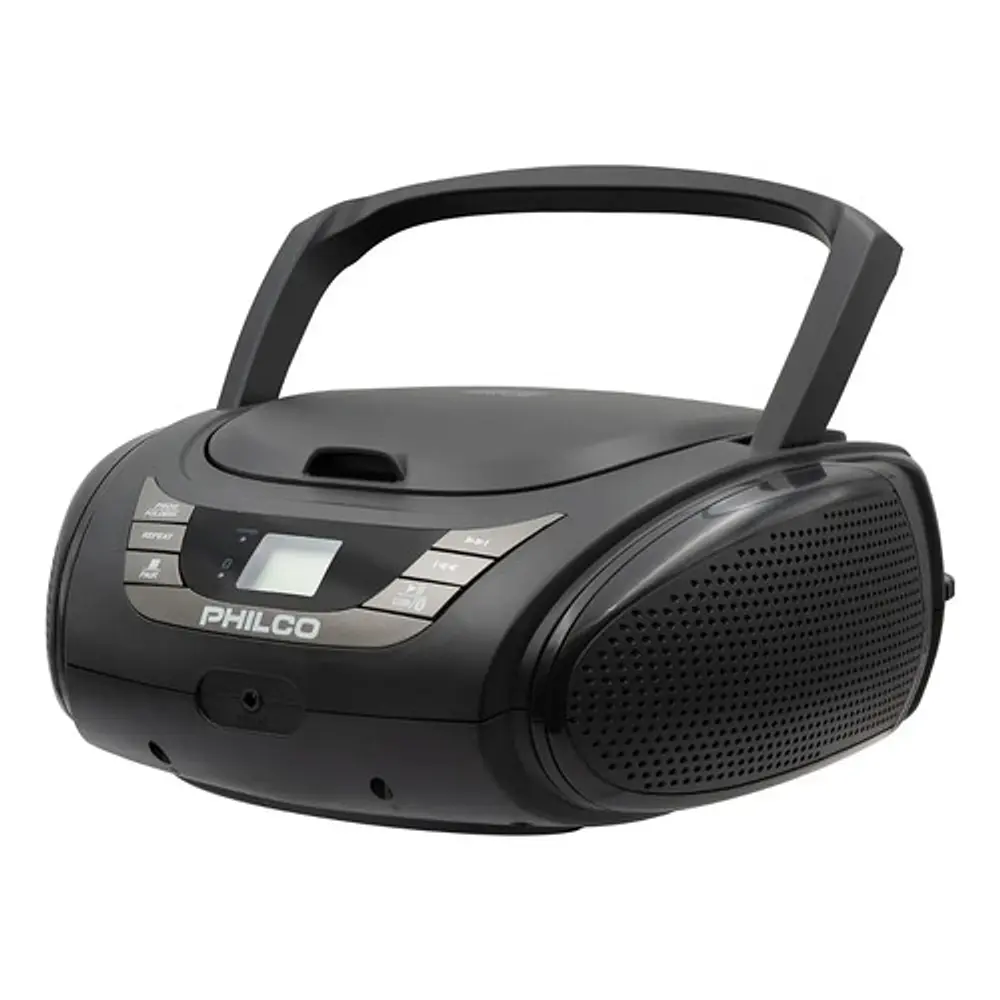 Radio Boombox Bluetooth Cd/usb Negro
