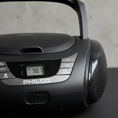 Radio Boombox Bluetooth Cd/usb Negro