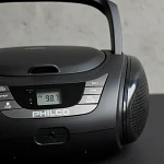 Radio Boombox Bluetooth Cd/usb Negro