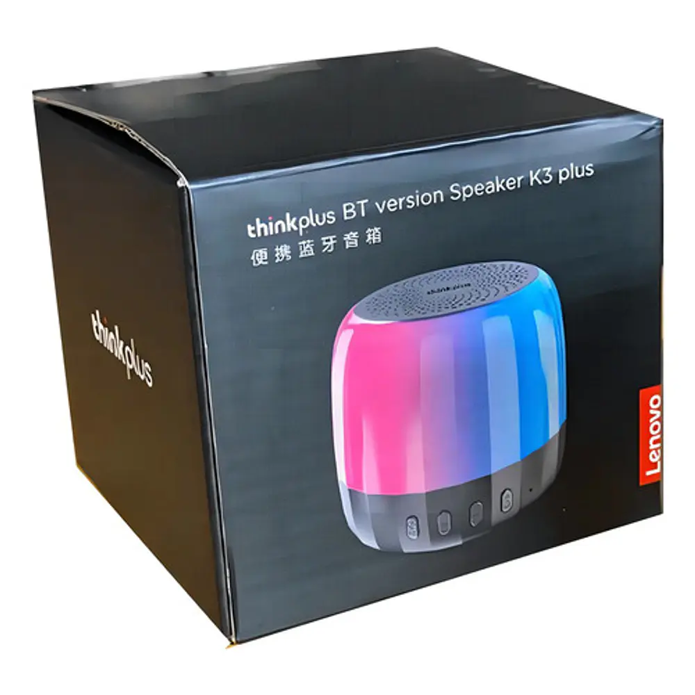 Parlante Bluetooth K3plus Black  Negro Lenovo
