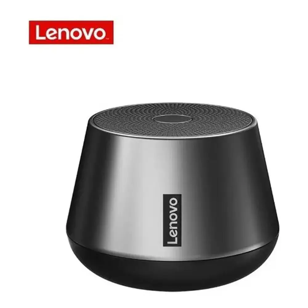 Parlante Redondo portátil K3 Pro Think Plus Bluetooth 5.0 Gris