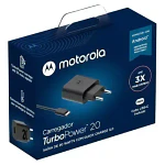 Cargador Turbo One 20w Negro Motorola