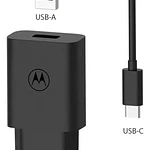 Cargador Turbo One 20w Negro Motorola