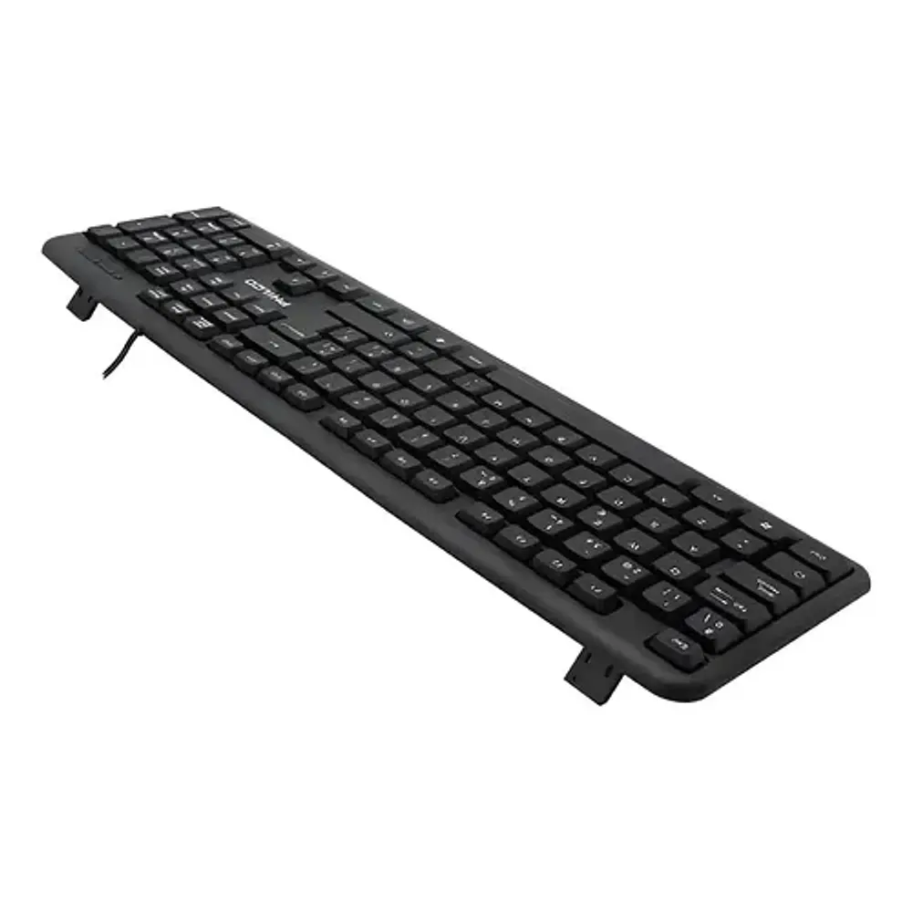 Teclado Alambrico Usb Estandar Español Negro 