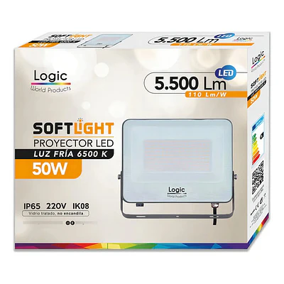 Foco Proyector Led Softlight 50w 6500k 5500 Lum Logic 