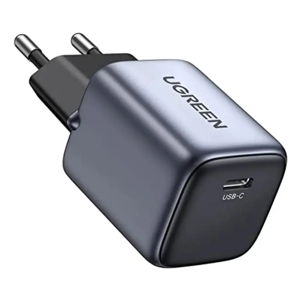Cargador Mini Usb-c 30w Nexode Gan Tech Pd Gris Ugreen