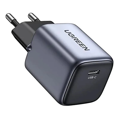 Cargador Mini Usb-c 30w Nexode Gan Tech Pd Gris Ugreen