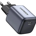 Cargador Mini Usb-c 30w Nexode Gan Tech Pd Gris Ugreen