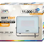 Foco Proyector Led Softlight 100w 6500k 11.000 Lum Logic