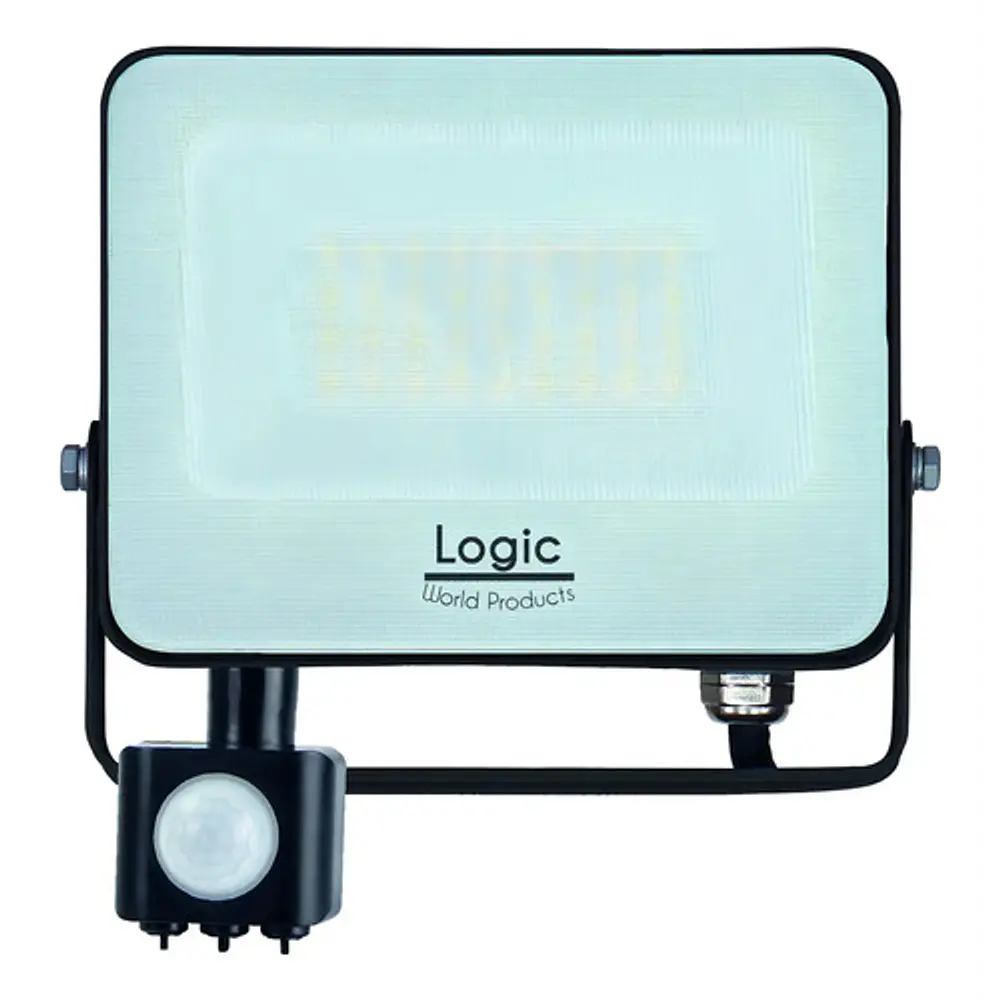 Foco Proyector Led Softlight 30w Sensor De Movimiento Luz Fría 6500k Logic