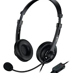 Diadema Audifono Balaca Microfono Call Center Genius Hs-220u Negro