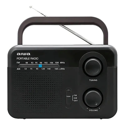 Radio Fm Aiwa Awfml4 Awfml4 Analógico Portátil Color Negro