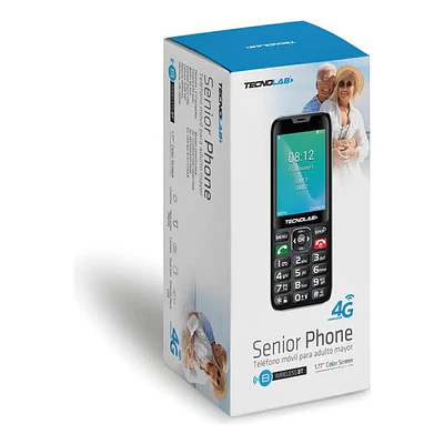 Telefono Celular Senior Tecnolab 4g Adulto Mayor Tl487 Rojo