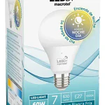 Ampolleta Led A60 Con Sensor De Luz 7w