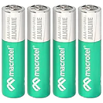 Pilas Alcalinas AAA 4 Unidades Blister 1.5v Macrotel