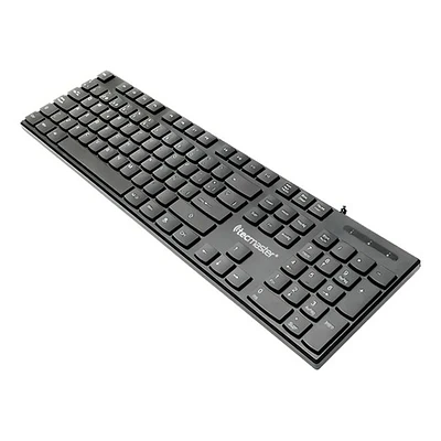 Teclado Básico Tecmaster Cableado Usb Negro Tm-100513 