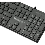 Teclado Básico Tecmaster Cableado Usb Negro Tm-100513 