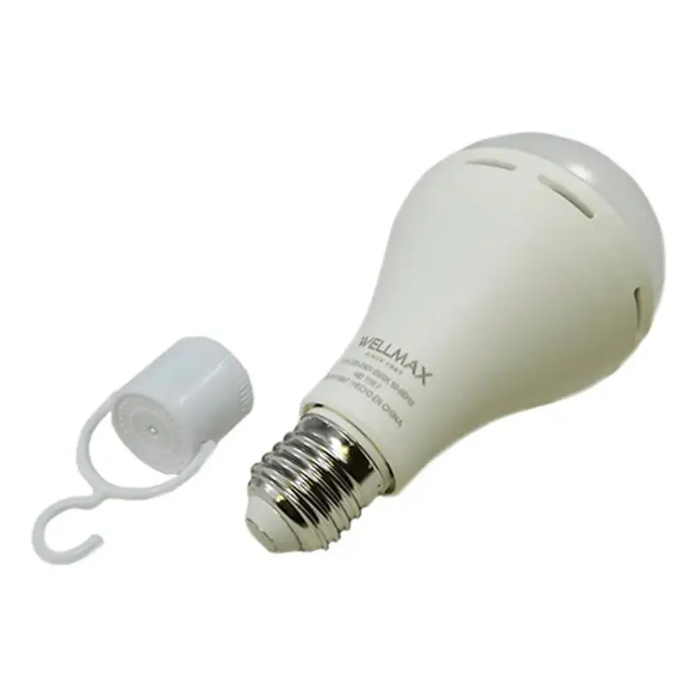 Ampolleta Emergencia Super Nova Led 11w Wellmax E27 Luz Fría 6500k 1100lm Blanco Frío