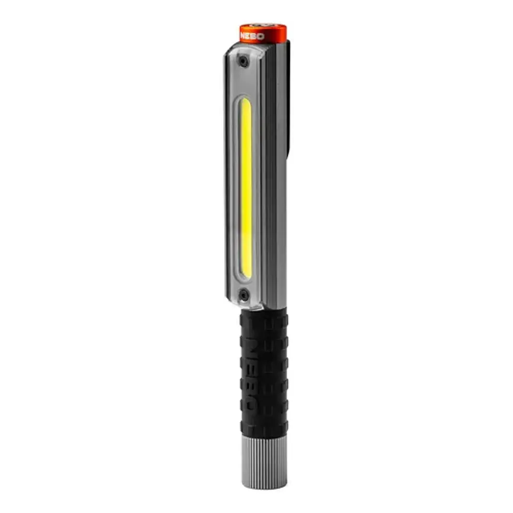 Linterna Work Recargable/pilas Nebo Lil Larry 500 Lum Flex Blanco Gris