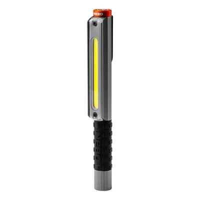 Linterna Work Recargable/pilas Nebo Lil Larry 500 Lum Flex Blanco Gris