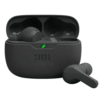 Audifonos Bluetooth Jbl Vibe Beam Tws Pure Bass Negro