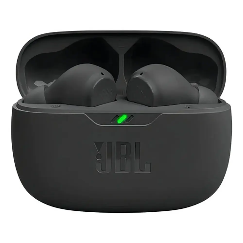 Audifonos Bluetooth Jbl Vibe Beam Tws Pure Bass Negro