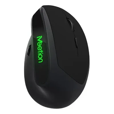 Mouse Vertical Ergonómico Inalámbrico Meetion R390 3200dpi Negro