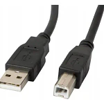 Cable Usb 2.0 Para Impresora Y Scanner A-b 1.5 Metros Color Azul Negro