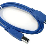 Cable Usb 2.0 Para Impresora Y Scanner A-b 1.5 Metros Color Azul Negro