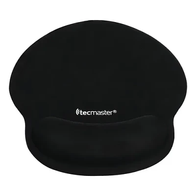 Mousepad Tecmaster Negro Antideslizante Con Apoya Muñeca Tm-100557