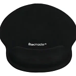 Mousepad Tecmaster Negro Antideslizante Con Apoya Muñeca Tm-100557