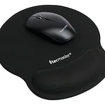 Mousepad Tecmaster Negro Antideslizante Con Apoya Muñeca Tm-100557