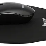 Mousepad Tecmaster Negro Antideslizante Con Apoya Muñeca Tm-100557