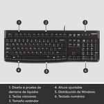 Teclado Logitech K120 Qwerty Español Logitech