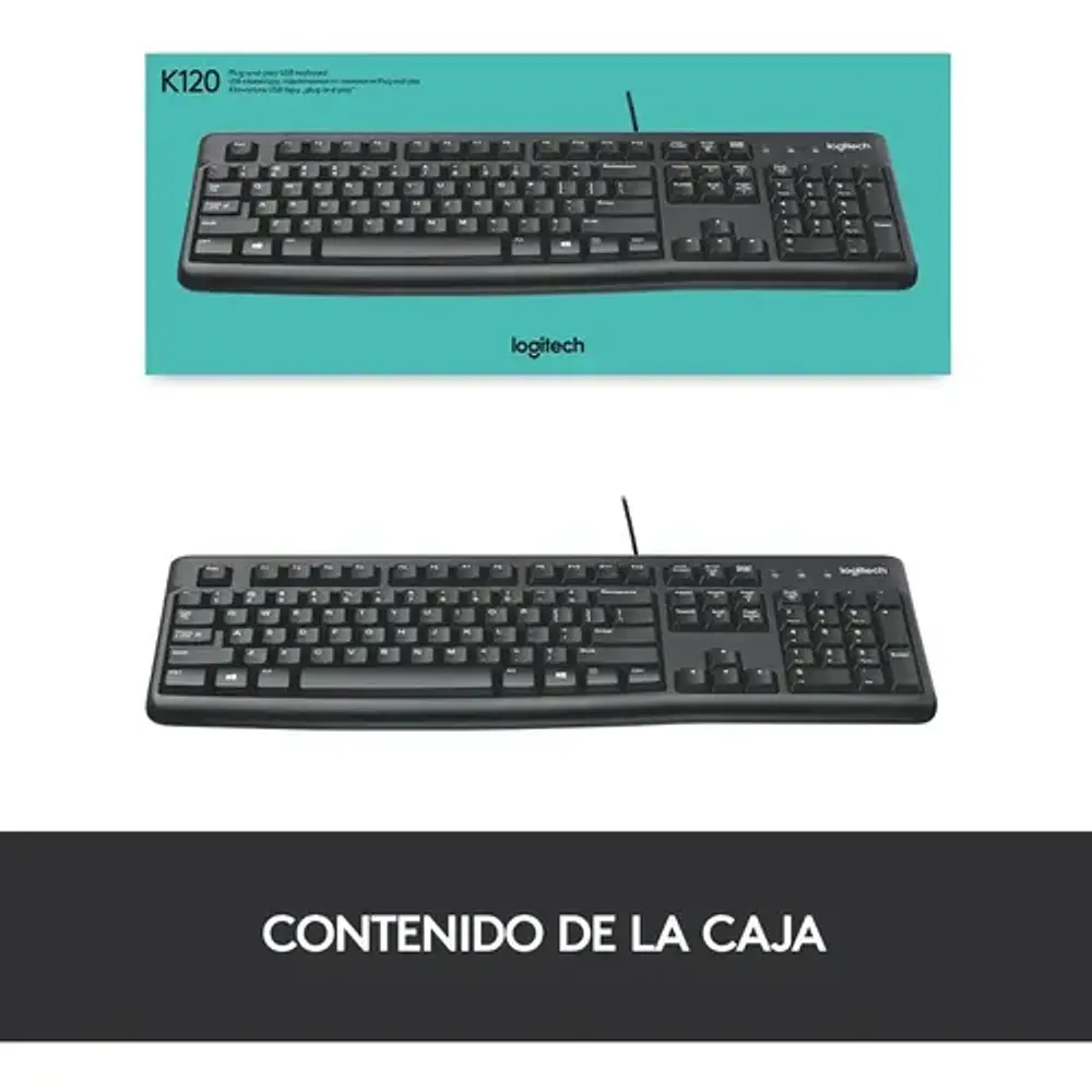 Teclado Logitech K120 Qwerty Español Logitech