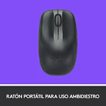 Kit teclado y mouse inalámbrico Logitech MK220 español negro