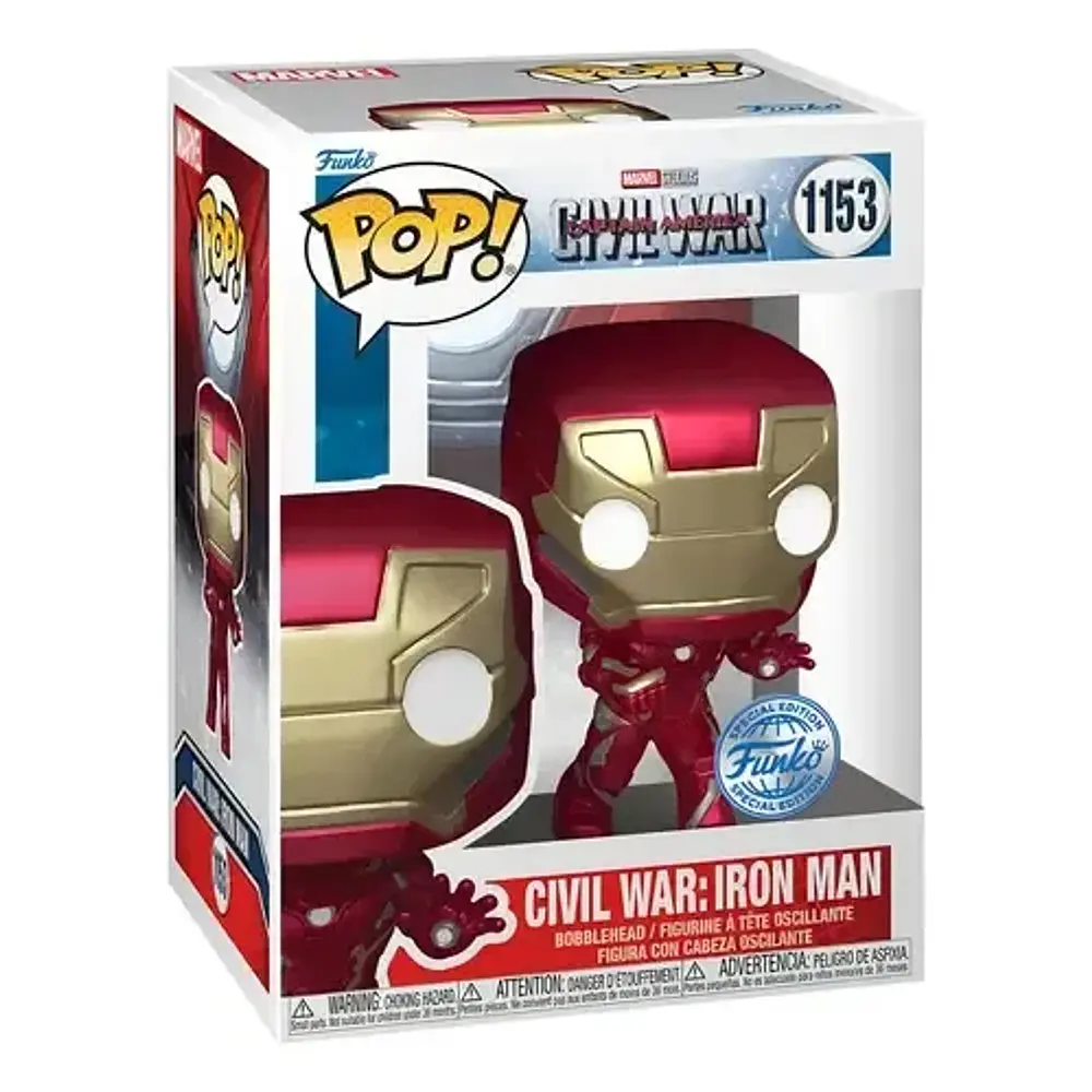 Funko Pop! Marvel - Civil War : Iron Man