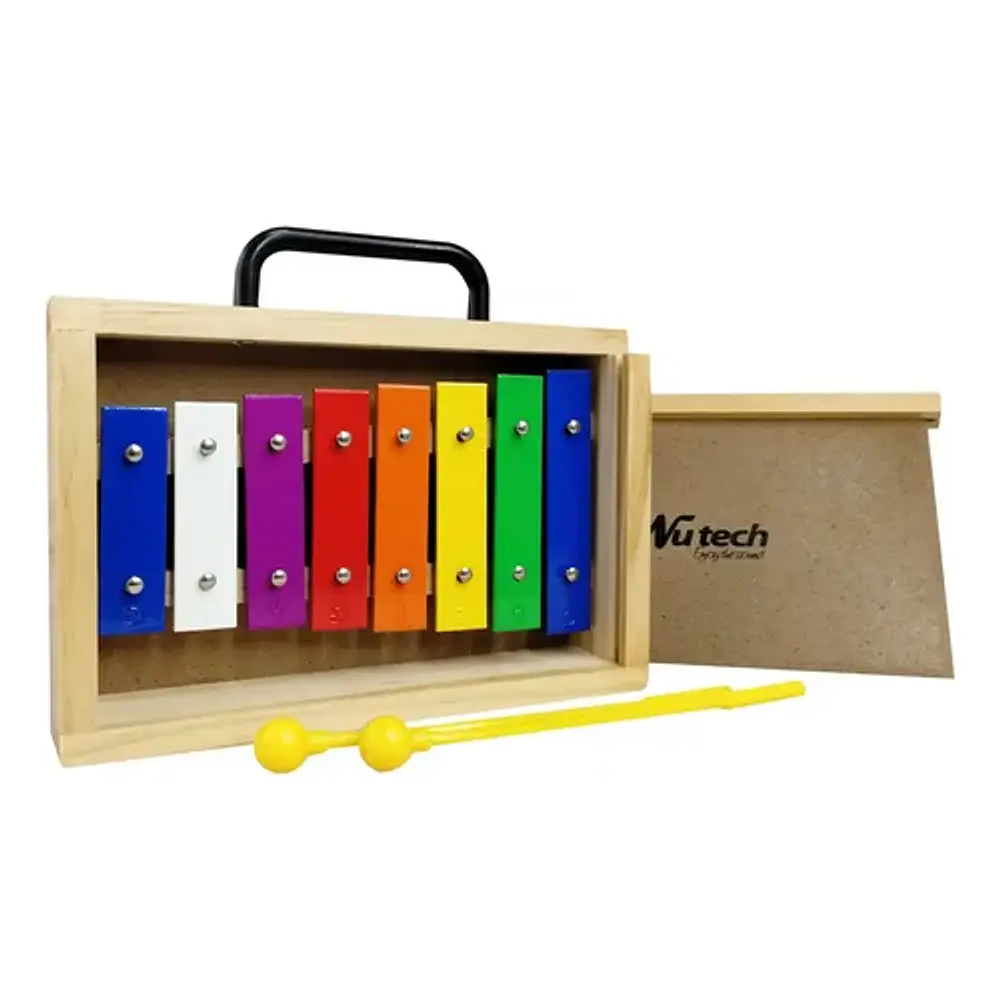Metalófono infantil Nutech 8 notas cromático