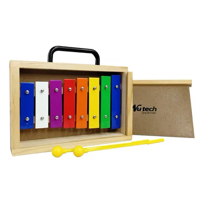 Metalófono infantil Nutech 8 notas cromático