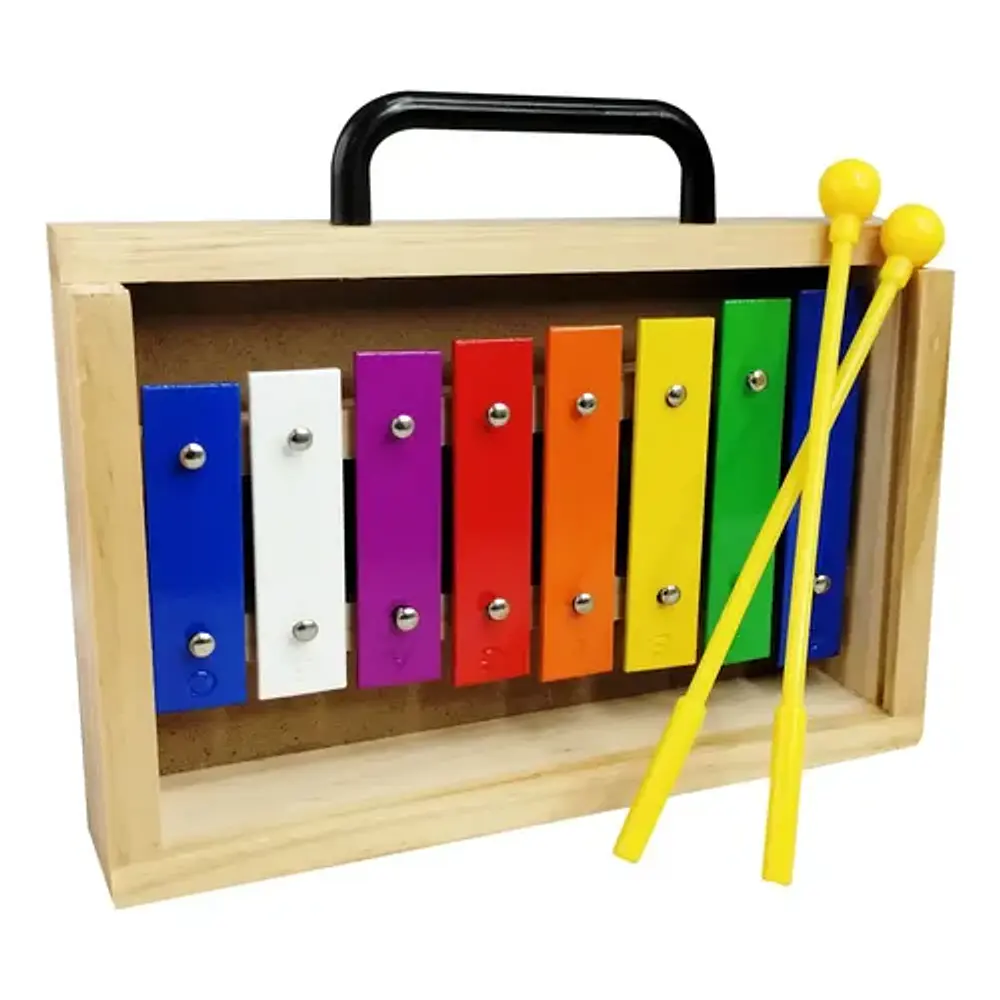 Metalófono infantil Nutech 8 notas cromático