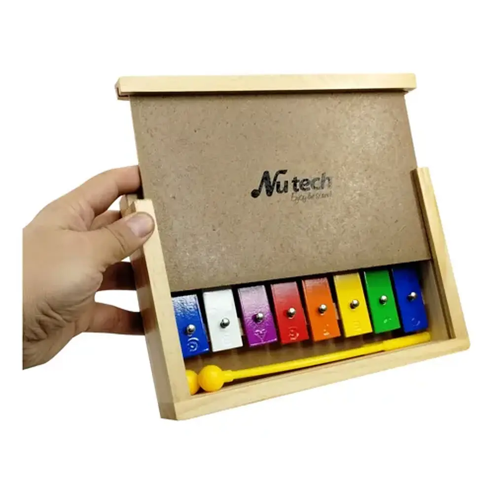 Metalófono infantil Nutech 8 notas cromático