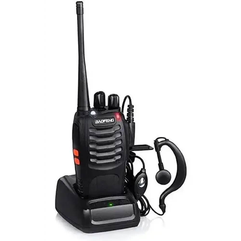 Intercomunicador Baofeng 7246 Walkie Talkie Hasta 1.5km Color Negro