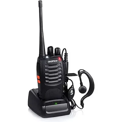 Intercomunicador Baofeng 7246 Walkie Talkie Hasta 1.5km Color Negro