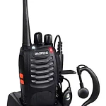 Intercomunicador Baofeng 7246 Walkie Talkie Hasta 1.5km Color Negro